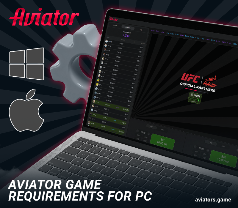 Computer requirements for the Aviator application