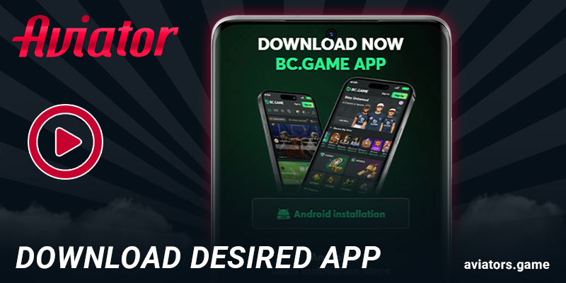 Download and install Aviator app on your phone